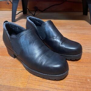 Sporto Women's Black Slip-On Boots